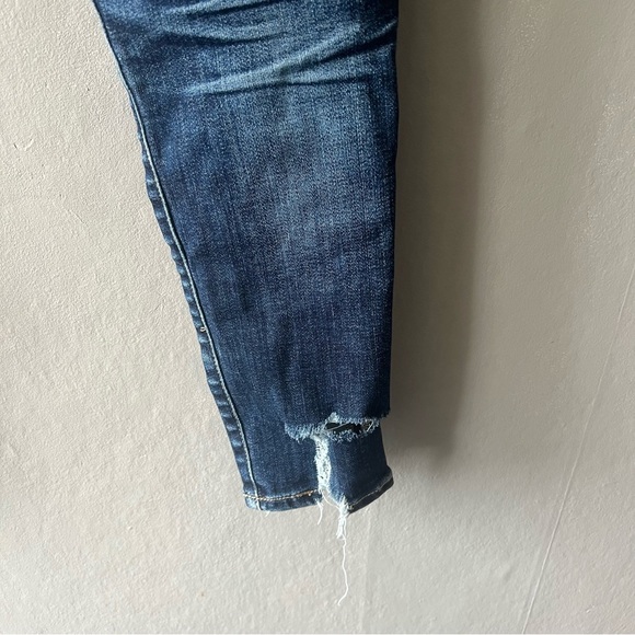 American Eagle Distressed Patched Hi Rise Jeggings Size 6 Short - Picture 5 of 9
